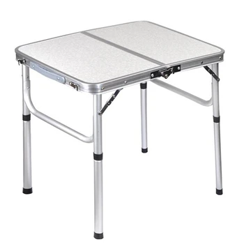 Легкий Складной Походный стол Портативный-Алюминиевый Складной стол для пикника, Складной обеденный стол для помещений и улицы
