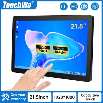 TouchWo 21,5-дюймовый водонепроницаемый сенсорный дисплей Ip65, настенный сенсорный экран, внешний HDMI/цифровой ЖК-монитор