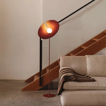 Современный торшер AiPaiTe для гостиной, абажур с водной рябью, вращающаяся настольная лампа для кабинета, подвесной светильник для прикроватной тумбочки в скандинавском стиле для спальни