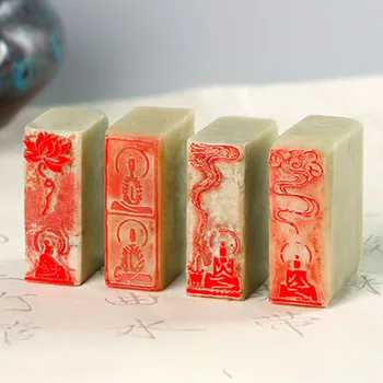 Камень Буддийских Писаний, готовые печати, штамп 
