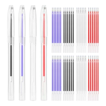 4 Штуки Термостираемых Ручек Для маркировки ткани Термостирающие Ручки С 48 Заправками Для Квилтинга Шитья и Пошива одежды