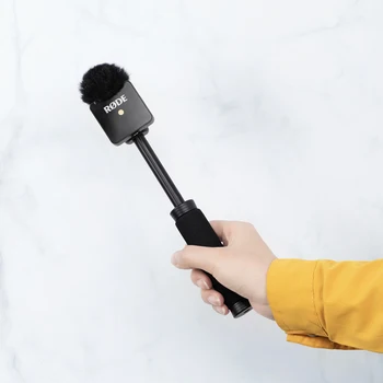 Держатель Беспроводного микрофона Ручной Передатчик для интервью Ручка холодного башмака для SmallRig W60/Synco G1 G2 A1/DJI Mic