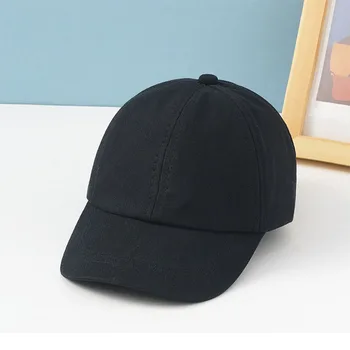 Детская шляпа 2023, Весенняя новинка, Бейсбольная кепка с вышивкой буквой М для мальчиков и девочек, Солнцезащитный козырек с утиным язычком, детский стиль
