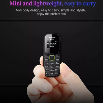 Мини-мобильный телефон BM310 0,66-дюймовый ЖК-мини-телефон с клавиатурой 2G Сотовый телефон BM310 Мини-сотовый телефон с разблокированной клавиатурой Смарт-мобильные телефоны