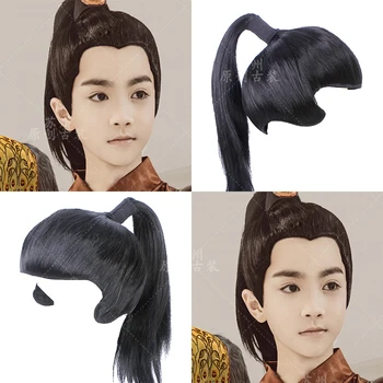 Несколько дизайнов древнекитайского меча Для Мужчин, парик для волос маленького мальчика для телевизионной игры или сценического представления, накладная борода