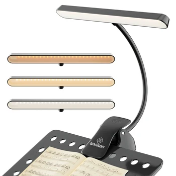 NV 57 Светодиодная суперяркая лампа для пюпитра, ухаживающая за глазами, клипса для пианино, USB-C Перезаряжаемая лампа для фортепиано с регулируемой яркостью, светильник для фортепиано