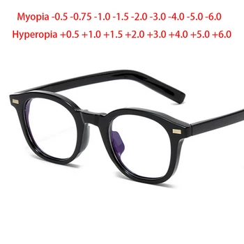 Маленькие очки для Близорукости В Овальной оправе TR90 с цилиндром от 0 -0,5 -0,75 до -6,0, Дальнозоркость от + 0,5 до + 6,0