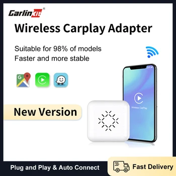 Беспроводной адаптер CarPlay Carlinkit 3.0 CarPlay Dongle для iPhone Audi Mercedes Vw Mazda Volvo Toyota Havel Kia Skoda Chery