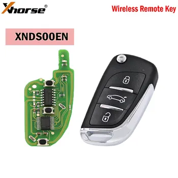 Xhorse VVDI Беспроводной Универсальный Дистанционный ключ XNDS00EN 3 Кнопки DS Стиль Дистанционного Автомобильного ключа для VVDI2 VVDI Ключ Инструмент Аксессуары 1/2/3шт