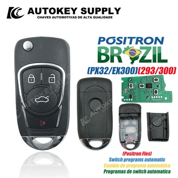 Для Positron Flex Дистанционный Автомобильный ключ С Логотипом Высококачественной Системы сигнализации - Двухпрограммное Автоматическое снабжение PX32 EX300 293 330 360