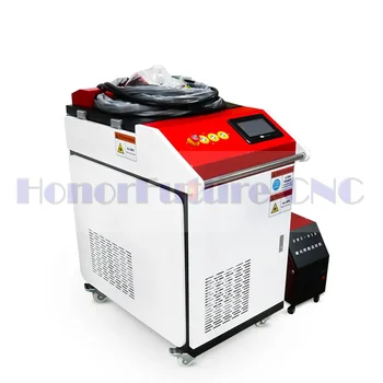 Honorfuture Ручной Волоконно-лазерный Сварочный Чистящий автомат для резки Стали с водяным охладителем в комплекте для модели 3 в 1