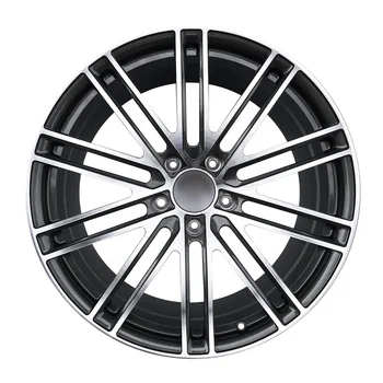 Горячая продажа изготовленный на заказ 16 17 18 19 20 21 22 23 24-дюймовый черный машинный хром 5x112 колеса кованые автомобильные диски для Porsche