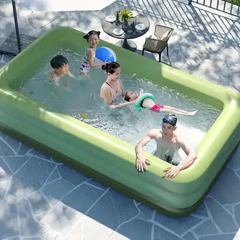 Надувной бассейн 1,5 М Съемный Детский из ПВХ, Толстые Детские ванны, Бассейны для семьи, Крытый Открытый Сад, забавные игрушки на заднем дворе