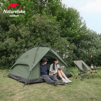 Палатка для путешествий на 3-4 человека, Семейное укрытие от солнца, Портативная Автоматическая Палатка для рыбалки, палатка для пикника на открытом воздухе
