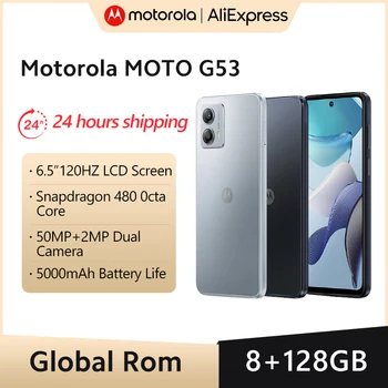 Смартфон Motorola MOTO G53 8 ГБ 128 ГБ Snapdragon 480 Мобильный Телефон 6,5 