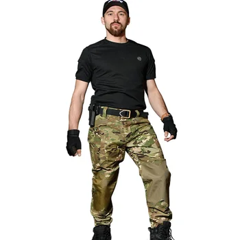 Тактические костюмы с рубашками, Военная форма, Спортивные штаны-карго, армейские брюки, военные Камуфляжные Повседневные Брюки, армейские Панталоны, Tacticos