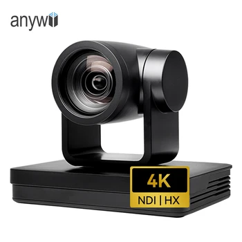 Anywii камера прямой трансляции видео в формате 4k ptz-камера прямой трансляции sdi ptz ndi hx 12x 20x студийное вещательное оборудование