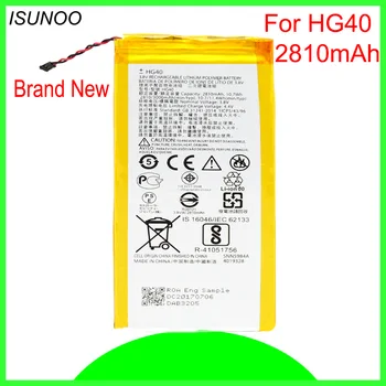 ISUNOO 5 шт./лот, 2810 мАч, аккумулятор HG40 для Motorola Moto G5 PLus, аккумулятор для смартфона