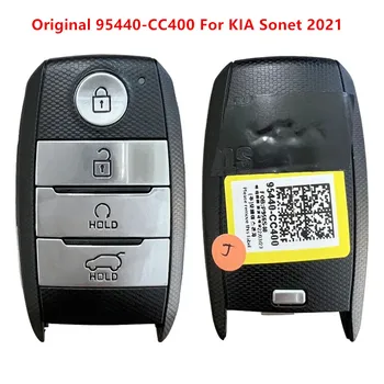 KEYECU Оригинальный OEM 4 Кнопки Smart Remote Fob Автоматический Автомобильный Ключ Для KIA Sonet 2021 P/N 95440-CC400 6A Чип 433 МГц FCCID MBEC4FOB2006