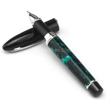 Duke 911 Зеленая и серебристая Металлическая Шариковая ручка с роликом, профессиональная Ручка для Письма DRP010