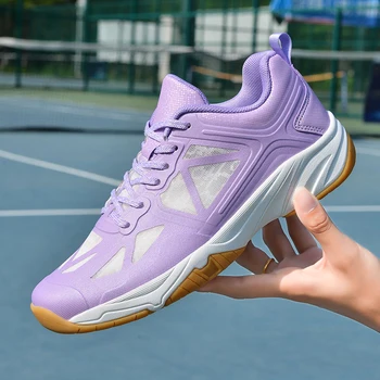 Новая дышащая обувь для бадминтона для мужчин и женщин, Профессиональная обувь для тенниса, легкая обувь для волейбола, роскошная обувь для бадминтона