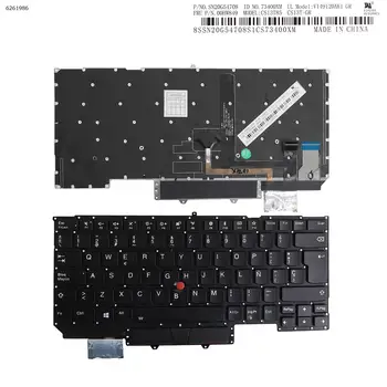 SP Клавиатура для ноутбука Lenovo ThinkPad Carbon X1 yoga 2017 Gen 2 черного цвета с подсветкой