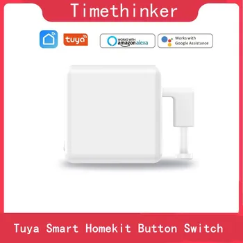 Tuya Smart Homekit Кнопочный переключатель Fingerbot Bluetooth Работа с приложением дистанционного управления Bluetoot Gateway через Alexa Google XiaoAI Assit