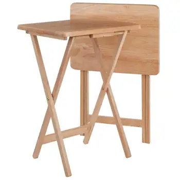Столы для закусок Winsome Wood Alex из 2 предметов, натуральная отделка