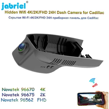 Jabriel Auto Автомобильный Видеорегистратор 4K 2160P Видеорегистратор Для Cadillac SRX 2013 2014 2015 WIFI 24H Мониторинг парковки 2K Dash Cam Автомобильная Камера