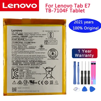 2021 год новый Оригинальный Сменный Аккумулятор Lenovo L18D1P31 2750 мАч Для Lenovo Tab E7 TB-7104F Tablet Battery + бесплатные инструменты