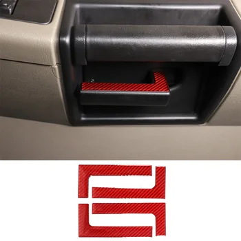 Для Hummer H2 2003-2007 Внутренняя ручка автомобиля из мягкого углеродного волокна декоративная наклейка аксессуары для модификации интерьера