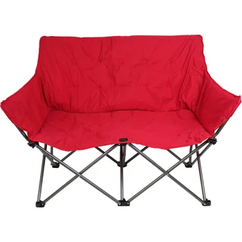 Походный шезлонг, красный, для пляжного отдыха для взрослых, походный стул