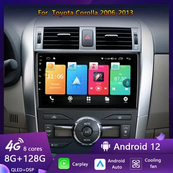 KNOWRO UIS7862S Android 10,0 Carplay Auot DSP Для 2006-2013 Toyota Corolla Автомобильное Радио DVD Bluetooth Мультимедийный Видеоплеер GPS