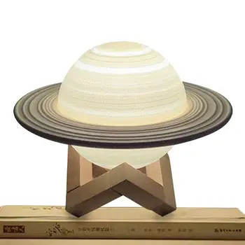 Пульт дистанционного и сенсорного управления, лампа Saturn Moon Light, ночные светильники, лампа Touch Moon, Детская лампа Saturn с 16 цветами на Рождество