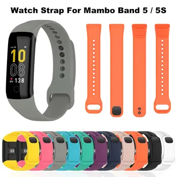 Новый ремешок для часов Mambo Band 5, браслет 5S, силиконовые ремешки для браслетов, аксессуары для умных часов Mambo Band5
